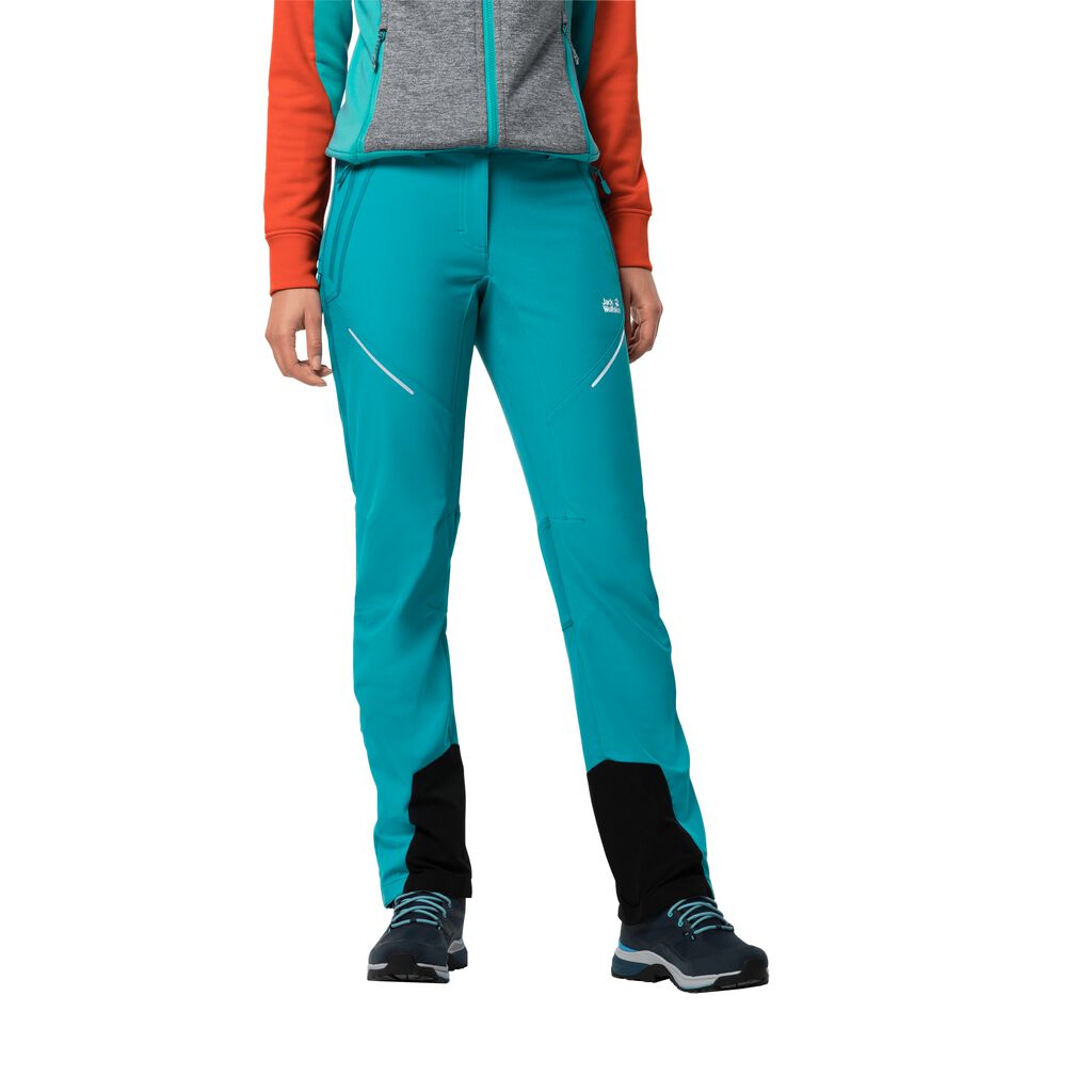 Jack Wolfskin GRAVITY SLOPE Pantalons Femme Bleu Foncé - KYBRVWE-49